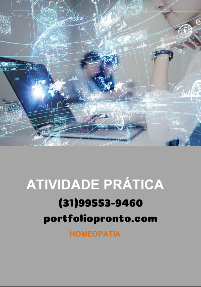 Atividade prática Homeopatia